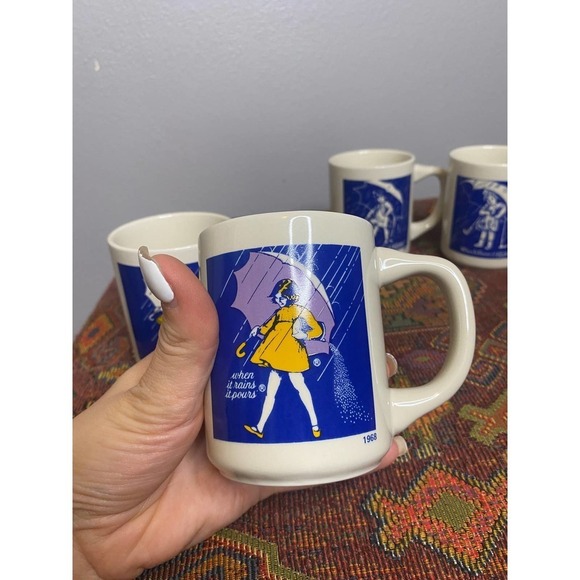 Vintage Morton Salt Girl Cups 4 - Picture 3 of 5
